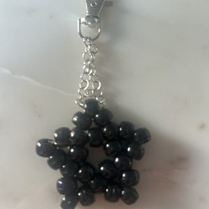 Black star keychain
