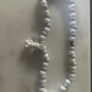 Moon bunny necklace
